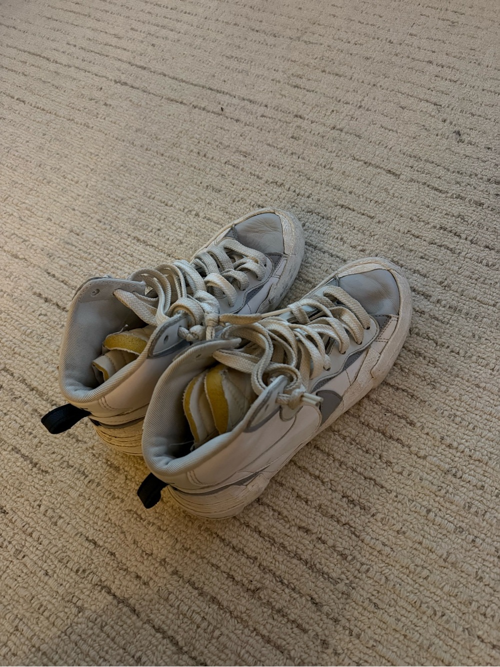 Nike Blazer Mid Sacai White Grey